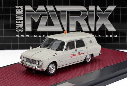 ALFA ROMEO - GIULIA SW STATION WAGON ALFA ROMEO ASSISTANCE COMPETITION 1967 - WHITE
