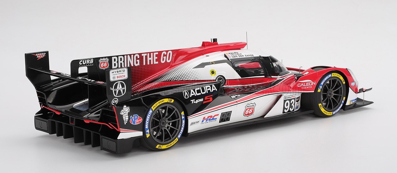 ACURA - ARX-06 GTP 2.4L TWIN TURBO V6 TEAM MEYER SHANK RACING N 93 IMSA 12h SEBRING 2025 ALEX PALOU - RENGER VAN DER ZANDE - NICK YELLOLY - RED WHITE BLACK - Vroomi