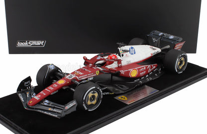 FERRARI - F1  SF-25 TEAM SCUDERIA FERRARI HP N 16 MONZA ITALY GP 2025 CHARLES LECLERC - NIKI LAUDA 50th ANNIVERSARY WORLD CHAMPION - CON VETRINA - WITH SHOWCASE - RED WHITE
