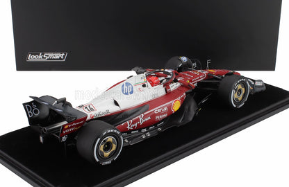 FERRARI - F1  SF-25 TEAM SCUDERIA FERRARI HP N 16 MONZA ITALY GP 2025 CHARLES LECLERC - NIKI LAUDA 50th ANNIVERSARY WORLD CHAMPION - CON VETRINA - WITH SHOWCASE - RED WHITE