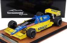 LOLA – T89 TEAM KRACO RACING Nr. 18 FORMULA INDY CAR WORLD SERIES SAISON (mit Fahrerfigur) 1989 BOBBY RAHAL – GELB-HELLBLAU