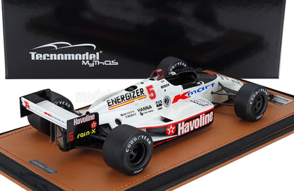 LOLA - T89 TEAM NEWMAN HAAS RACING N 5 FORMULA INDY CAR WORLD SERIES SEASON (with pilot figure) 1989 MARIO ANDRETTI - WHITE BLACK