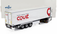 SCANIA - S500 TRUCK SEMI-FRIGO COUE TRANSPORTS 2021 - WHITE RED - Vroomi