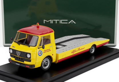 ALFA ROMEO - A12 (F12) CARRO ATTREZZI SECONDA SERIE 1977 - TOW TRUCK - ABSCHLEPPWAGEN - DEPANNEUSE - YELLOW RED - Vroomi
