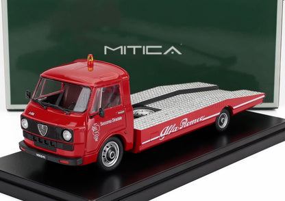 ALFA ROMEO - A12 (F12) CARRO ATTREZZI SECONDA SERIE 1977 - TOW TRUCK - ABSCHLEPPWAGEN - DEPANNEUSE - RED BLACK - Vroomi