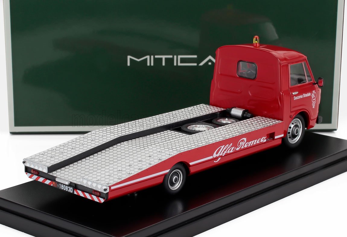 ALFA ROMEO - A12 (F12) CARRO ATTREZZI SECONDA SERIE 1977 - TOW TRUCK - ABSCHLEPPWAGEN - DEPANNEUSE - RED BLACK - Vroomi