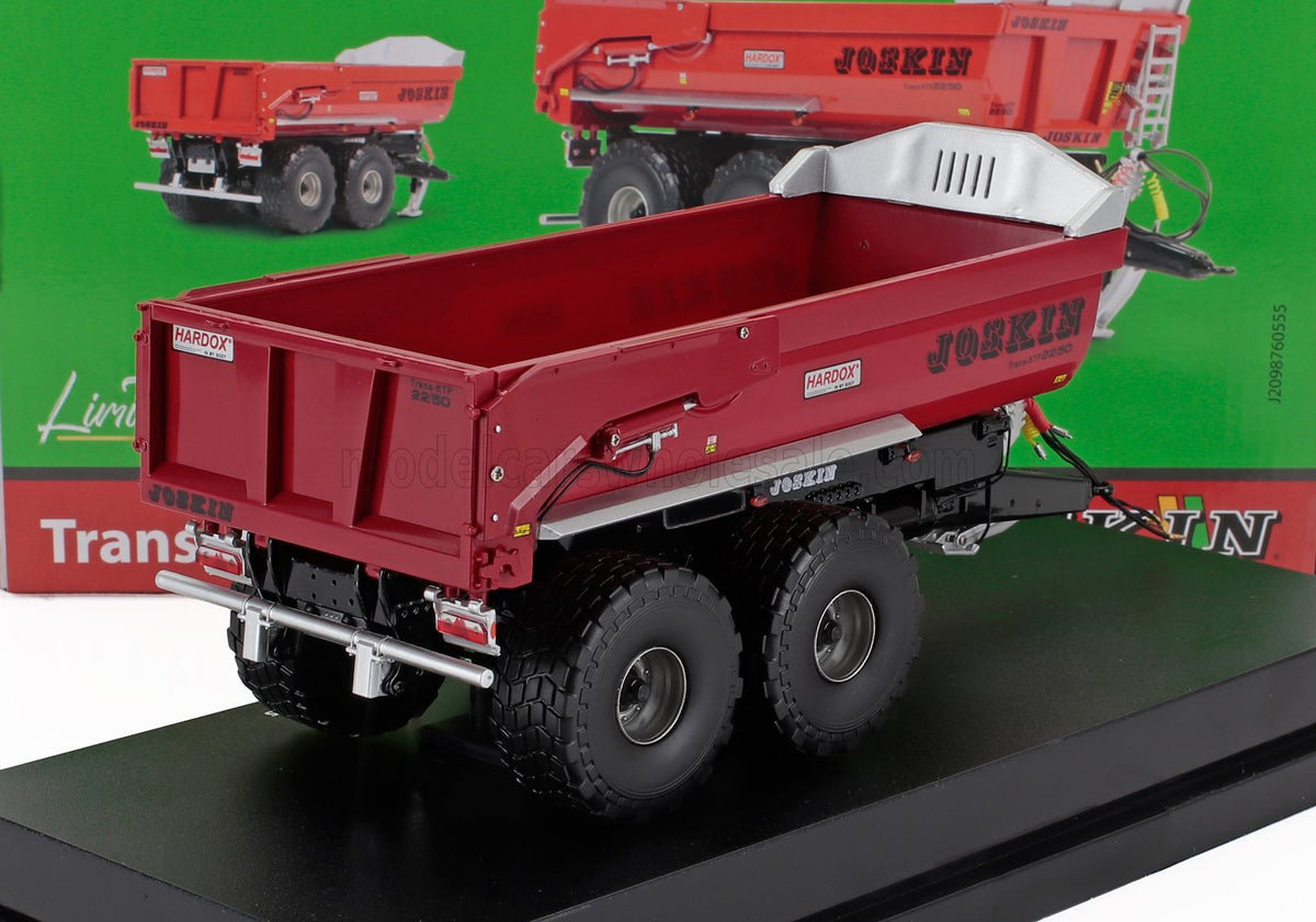 Joskin Trans-KTP 22-50 2-Axle Trailer 2010 Red Universal Hobbies 1:32 scale model - image 2