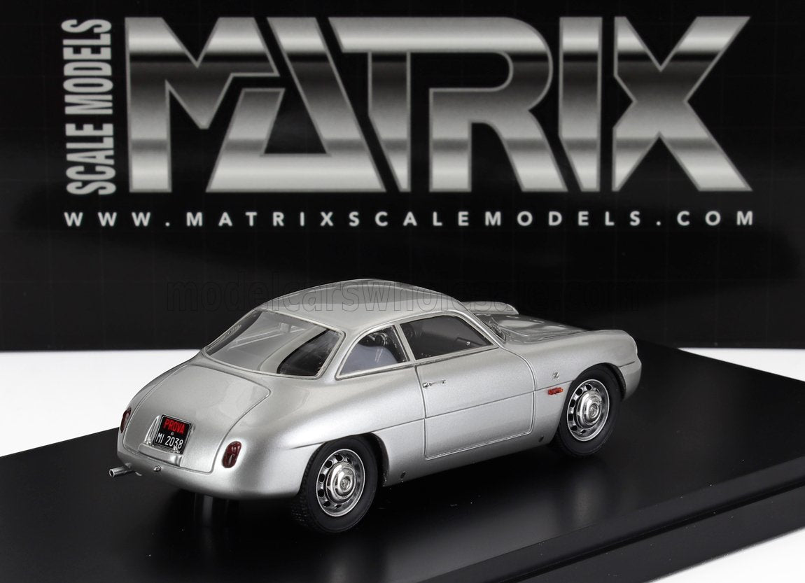 Alfa Romeo Giulietta SZ Coupé 1961 Silver Matrix Scale Models 1:43 scale model - image 2