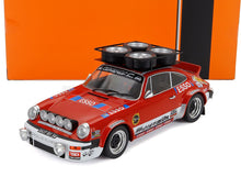 PORSCHE - 911 SC COUPE N 0 (night version) RALLY MONTECARLO SERVICE ASSISTANCE CAR 1980 - RED WHITE