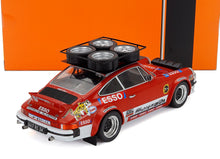 PORSCHE - 911 SC COUPE N 0 (night version) RALLY MONTECARLO SERVICE ASSISTANCE CAR 1980 - RED WHITE