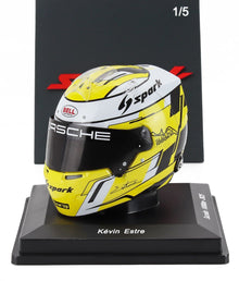 BELL – CASCO HELMET KEVIN ESTRE TEAM PORSCHE ABSOLUTE RACING Nr. 7 1000 km SUZUKA 2025 – GELB-WEISS