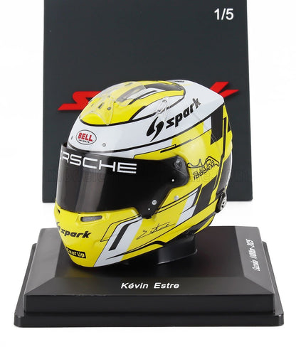 BELL - CASQUE KEVIN ESTRE TEAM PORSCHE ABSOLUTE RACING N° 7 1000 km SUZUKA 2025 - JAUNE ET BLANC