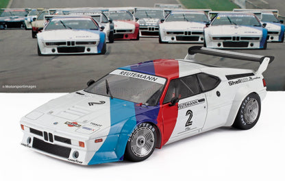 BMW - M1 M88 3.5L TEAM BMW MOTORSPORT N 2 PROCAR SERIES 1979 CARLOS REUTEMANN - WHITE BLUE RED