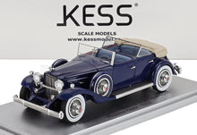 PACKARD - 904 CUSTOM DIETRICH DUEL COWL SPORT PHEATON OPEN 1932 - BLEU