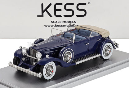 PACKARD - 904 CUSTOM DIETRICH DUEL COWL SPORT PHEATON OPEN 1932 - BLUE