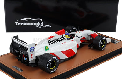 FOOTWORK - F1  FA13 MUGEN HONDA N 9 SPAIN GP WITH RAIN TIRES (with pilot figure) 1992 MICHELE ALBORETO - WHITE RED