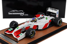 FOOTWORK – F1 FA13 MUGEN HONDA Nr. 9 GP von Monaco (mit Fahrerfigur) 1992 MICHELE ALBORETO – WEISS-ROT