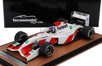 FOOTWORK - F1  FA13 MUGEN HONDA N 9 MONACO GP (with pilot figure) 1992 MICHELE ALBORETO - WHITE RED