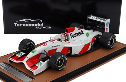 FOOTWORK - F1  FA13 MUGEN HONDA N 10 JAPAN GP (with pilot figure) 1992 AGURI SUZUKI - WHITE RED