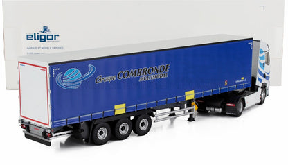RENAULT - T-HIGH TRUCK TELONATO COMBRONDE TRANSPORTS 2023 - WHITE BLUE - Vroomi