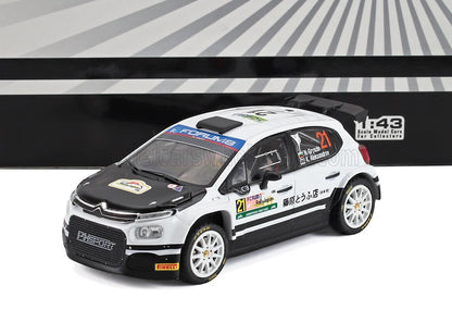 CITROEN - C3 RALLY2 TEAM AEC DG SPORT N 21 RALLY JAPAN 2024 NIKOLAY GRYAZIN - KONSTANTIN ALEKSANDROV - WHITE BLACK