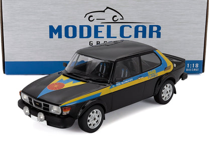 SAAB - 99 TURBO 1977 - BLACK YELLOW LIGHT BLUE
