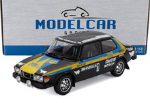 SAAB - 99 EMS N 1 RALLY SWEDEN 1977 PER EKLUND - BJORN CEDEBERG - BLACK YELLOW BLUE