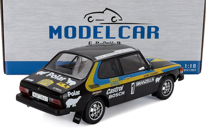 SAAB - 99 EMS N 1 RALLY SWEDEN 1977 PER EKLUND - BJORN CEDEBERG - BLACK YELLOW BLUE