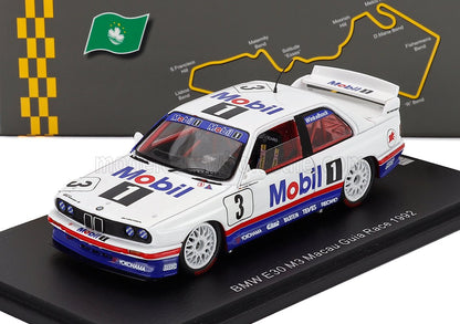 BMW - 3-SERIES (E30) M3 MOBIL1 N 3 MACAU GUIA RACE 1992 JOACHIM WINKELHOCK - WHITE BLACK RED