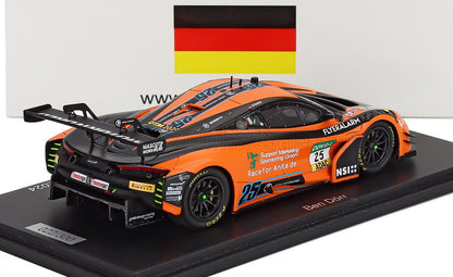 McLAREN - 720S GT3 EVO 4.0L TWIN TURBO V8 TEAM DOOR MOTORSPORT N 25 DTM SEASON 2024 BEN DORR - ORANGE BLACK
