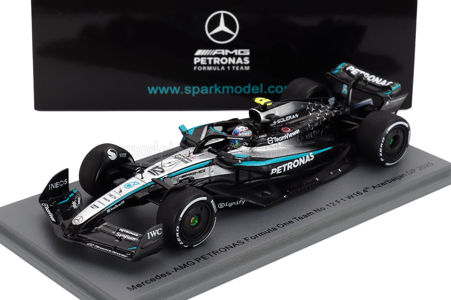 MERCEDES GP - F1 W16 TEAM AMG PETRONAS MOTORSPORT N 12 4th