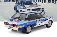 FIAT - 131 ABARTH TEAM FIAT ITALIA (night version) N 10 WINNER RALLY MONTECARLO 1980 WALTER ROHRL - CHRISTIAN GEISTDORFER - WHITE 2 TONE BLUE