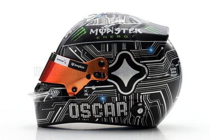BELL HELMET - CASCO HELMET F1 OSCAR PIASTRI TEAM MCLAREN N 81 5th USA GP 2025 - BLACK