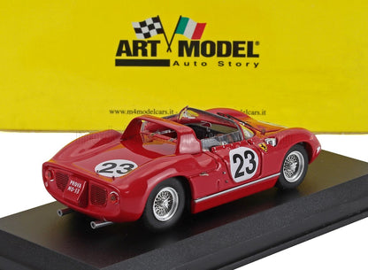 FERRARI - 250P SPIDER 3.0L V12 TEAM FERRARI SPA SEFAC N 23 24h LE MANS 1963 JOHN SURTEES - WILLY MAIRESSE - RED