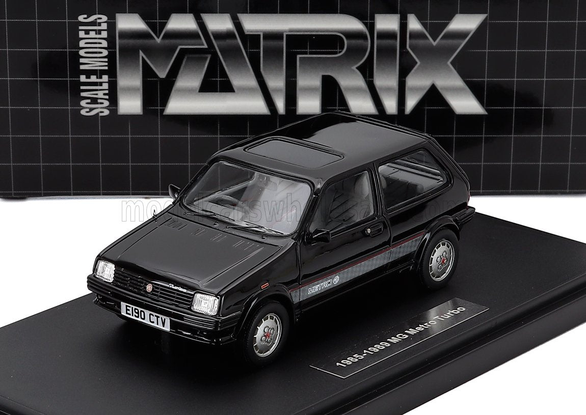 MG Metro Turbo 1985 Black Matrix Scale Models 1:43 scale model