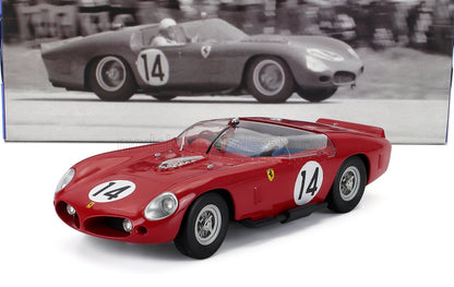 FERRARI - 250 TR61 3.0L V12 SPIDER TEAM SEFAC N 14 WINNER 12h SEBRING 1961 OLIVIER GENDEBIEN - PHIL HILL - RED