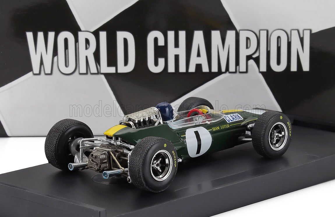 Lotus F1 33 No. 1 Jim Clark Winner German GP 1965 with Driver Brumm 1:43 scale model - image 2