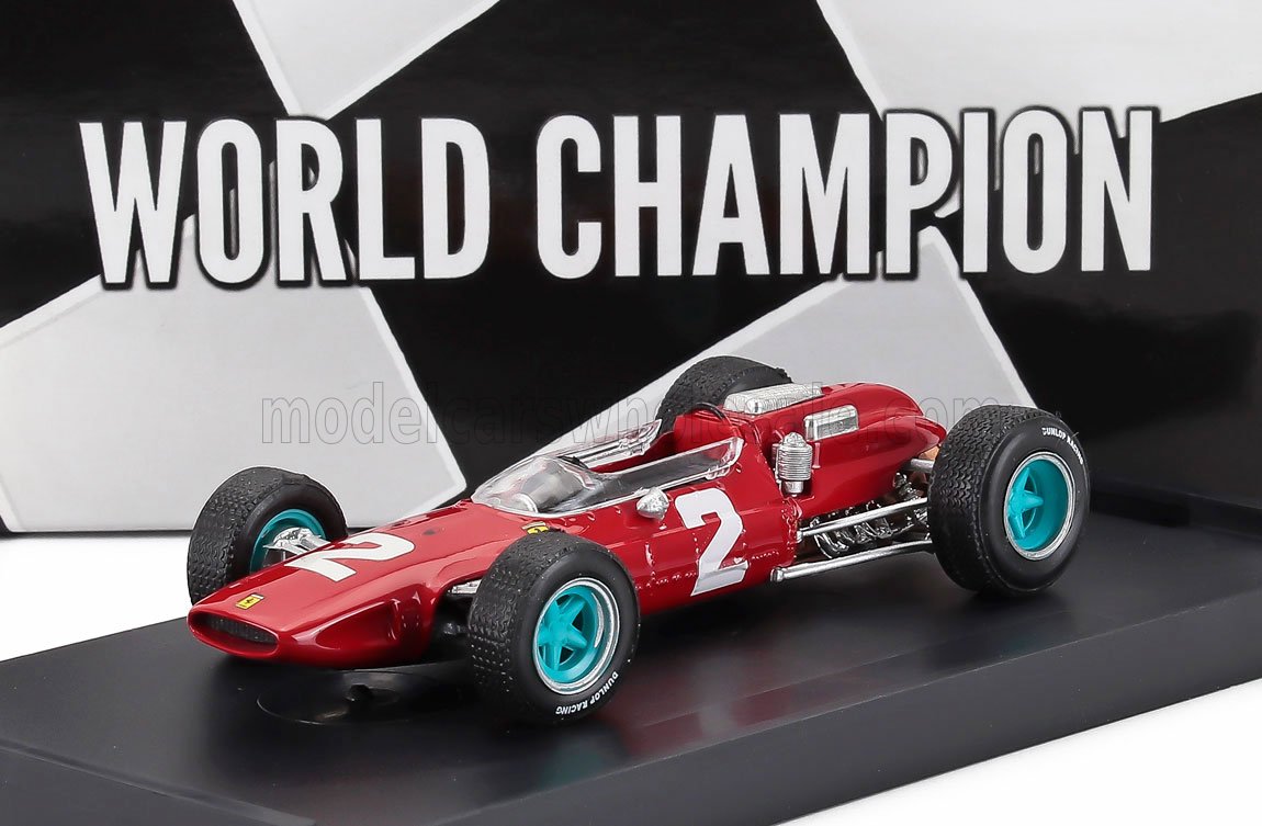 Ferrari F1 158 No. 2 John Surtees Winner Italy GP World Champion 1964 Brumm 1:43 scale model