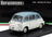 Fiat 600 Multipla Stradale 1-Series 1956 Light Blue White Brumm 1:43 scale model