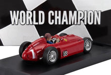 FERRARI - F1  LANCIA D50 N 1 WORLD CHAMPION WINNER BRITISH GP 1956 JUAN MANUEL FANGIO - WITH DRIVER FIGURE - RED
