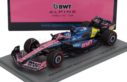 ALPINE - F1  A525 TEAM BWT ALPINE N 10 USA GP 2025 PIERRE GASLY - BLACK BLUE PINK