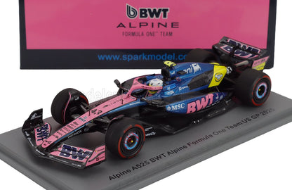 ALPINE - F1  A525 TEAM BWT ALPINE N 43 USA GP 2025 FRANCO COLAPINTO - BLACK BLUE PINK