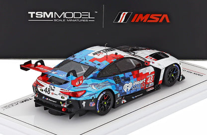 BMW - 4-SERIES M4 GT3 EVO TEAM PAUL MILLER RACING N 48 IMSA 24h DAYTONA 2025 AUGUSTO FARFUS - DAN HARPER - MAX HESSE - JESSE KROHN - WHITE BLACK RED BLUE