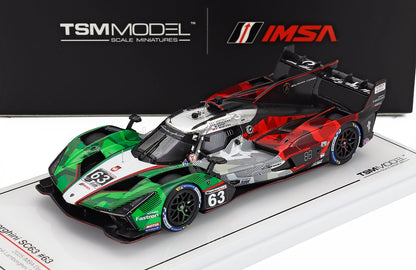 LAMBORGHINI - SC63 3.8L V8 TURBO TEAM LAMBORGHINI SQUADRA CORSE N 63 24h DAYTONA 2025 MIRKO BORTOLOTTI - ROMAIN GROSJEAN - EDOARDO MORTARA - DANIIL KVJAT - GREEN RED WHITE