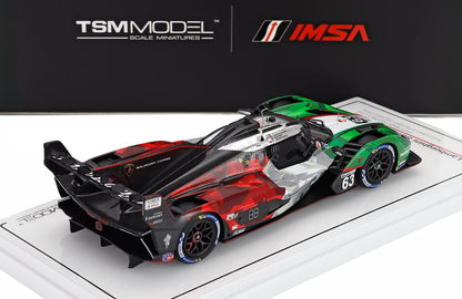 LAMBORGHINI - SC63 3.8L V8 TURBO TEAM LAMBORGHINI SQUADRA CORSE N 63 24h DAYTONA 2025 MIRKO BORTOLOTTI - ROMAIN GROSJEAN - EDOARDO MORTARA - DANIIL KVJAT - GREEN RED WHITE