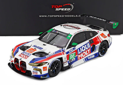 BMW - 4-SERIES M4 GT3 EVO TEAM TURNER MOTORSPORT N 96 IMSA 24h DAYTONA 2025 ROBBY FOLEY - PATRICK GALLAGHER - JAKE WALKER - JESS KLINGMANN - WHITE BLUE RED