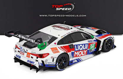 BMW - 4-SERIES M4 GT3 EVO TEAM TURNER MOTORSPORT N 96 IMSA 24h DAYTONA 2025 ROBBY FOLEY - PATRICK GALLAGHER - JAKE WALKER - JESS KLINGMANN - WHITE BLUE RED
