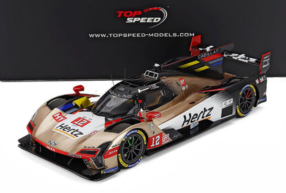 CADILLAC - V-SERIES R 5.5L V8 TEAM HERTZ JOTA N 12 4th 24h LE MANS 2025 ALEX LYNN - NORMAN NATO - WILL STEVENS - GOLD WHITE BLACK