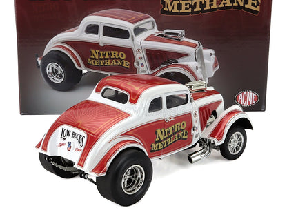 FORD USA - WILLYS GASSER NITRO METANO 1933 - BIANCO RAME - Vroomi