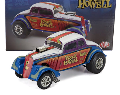 FORD USA - WILLYS GASSER PROCK & HOWELL 1933 - BLU RAME BIANCO - Vroomi